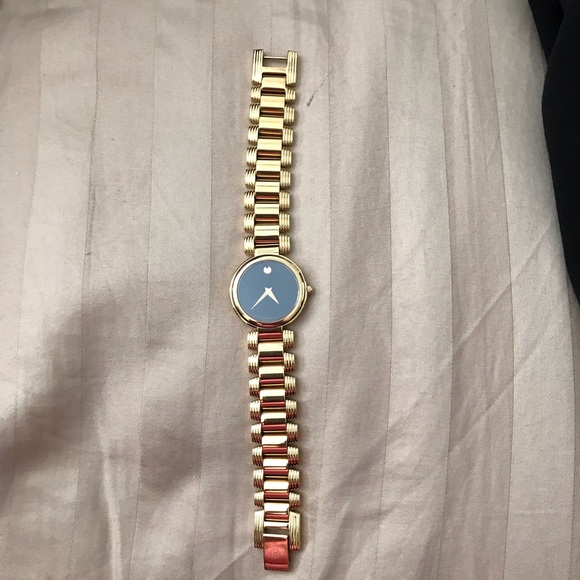 Movado Gold Serenade Swiss Quartz Watch - Picture 6 of 8